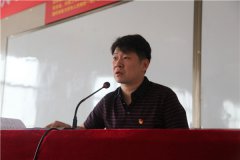 鹅坡武校第一书记上党课，提质增效，规范提升