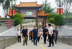 鹅坡武校迎接省市联办检查组验收套路、空手道重点后备人才基地