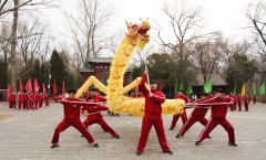 鹅坡武校嵩阳景区功夫展演精彩纷呈